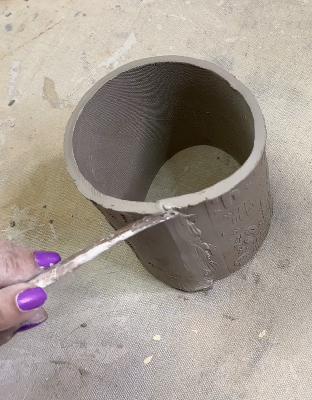 hand building ceramics: diy clay planters